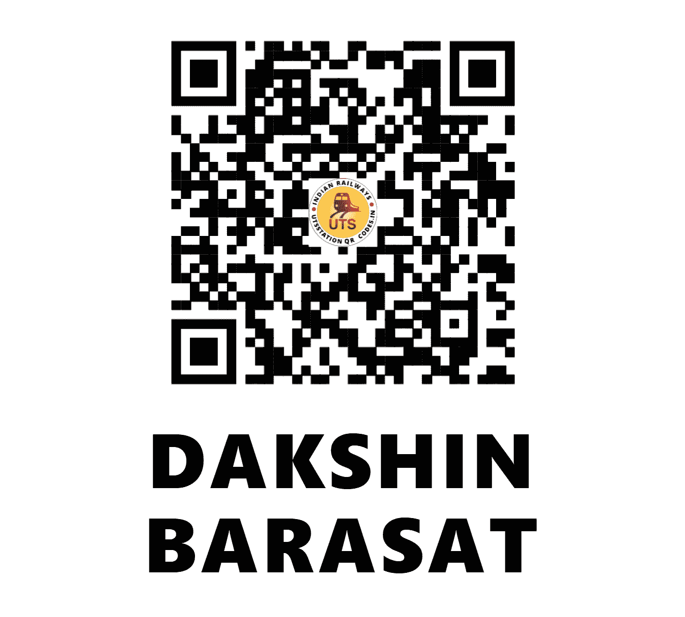UTS QR Code for DAKSHIN BARASAT - DBT (ER - WEST BENGAL)